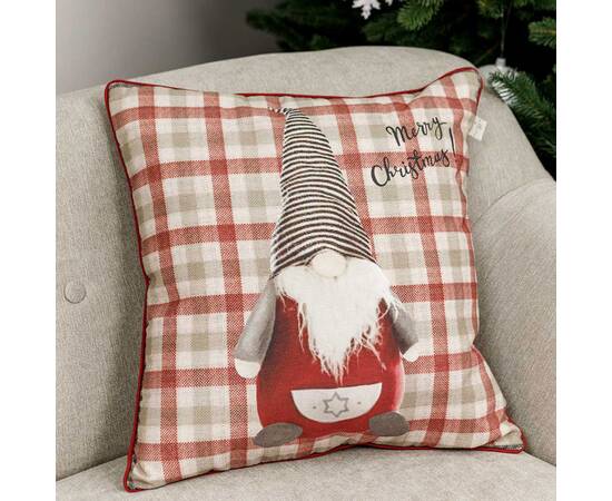 Наволочка декоративна 45х45 Гном в клітинку Прованс (031686), зображення 2