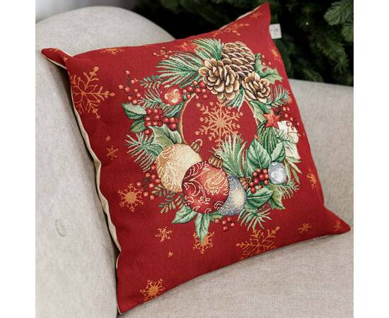 Наволочка 45х45 гобеленовая PRESENT Віночок Прованс (031393), изображение 2