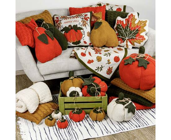 Плед 130х170 Happy Fall Kosa Помаранчевий Прованс (029759), Основний колір: помаранчевий, Розмір: 130x170, зображення 6