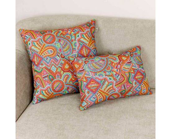 Подушка декоративна 30х45 MixPrint 503 мозаіка Прованс (029884), Колір: помаранчевий, Розмір: 30x45, зображення 2