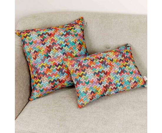 Наволочка декоративная 30х45 MixPrint 504 зігзаг Прованс (029854), Цвет: бирюзовый, Тип: наволочки, Размер: 30x45, изображение 2