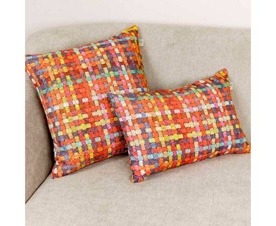 Подушка декоративна 45х45 MixPrint 505 рогожка Прованс (029868), Колір: помаранчевий, Розмір: 45x45, зображення 2