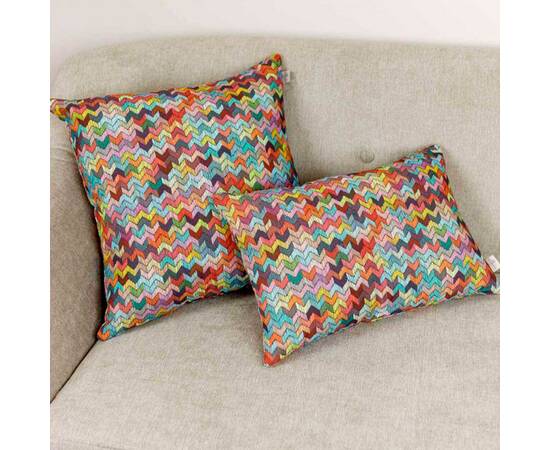 Подушка декоративная 45х45 MixPrint 504 зігзаг Прованс (029870), Цвет: бирюзовый, Размер: 45x45, изображение 2