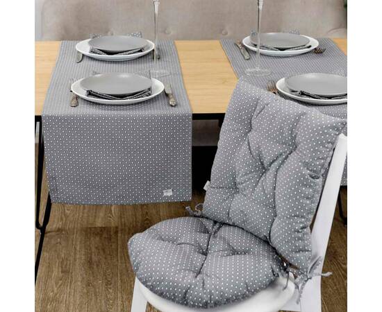 Подушка на стілець 40х40 Merry Christmas сіра Прованс (031486), Колір: сірий, Розмір: 40x40, зображення 3