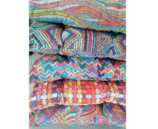 Подушка на стул 40х40 MixPrint 501 хвиля Прованс (031175), Цвет: оранжевый, Размер: 40x40, изображение 3