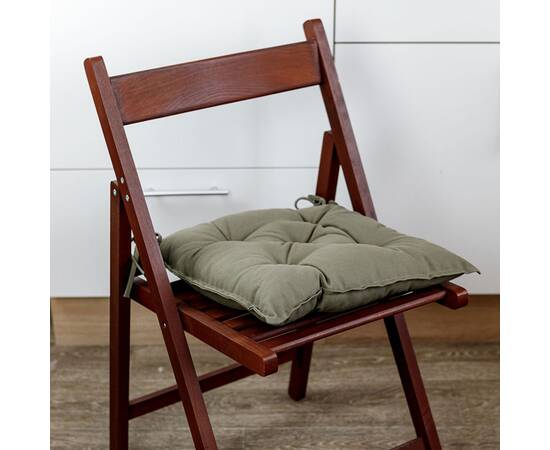 Подушка на стілець 40х40 Оліва Прованс (030127), Колір: оливковий, Розмір: 40x40, зображення 2