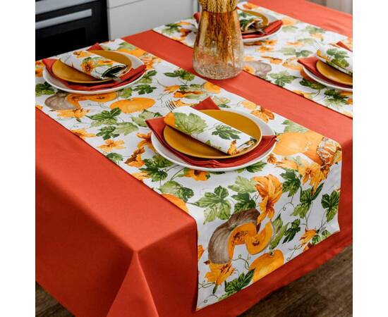 Скатерть 220x132 Гарбузова Прованс (030778), Тип: скатерти, Цвет: терракотовый, Форма скатерти: прямоугольная, Размер: 132x220, изображение 3