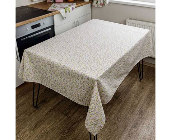 Скатерть 136х180 Гілочки Прованс (030902), Тип: скатерти, Цвет: салатовый, Форма скатерти: прямоугольная, Размер: 136x180, изображение 2