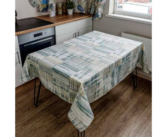 Скатерть 136х180 Клітина Прованс (030912), Тип: скатерти, Цвет: бежевый, Форма скатерти: прямоугольная, Размер: 136x180, изображение 2