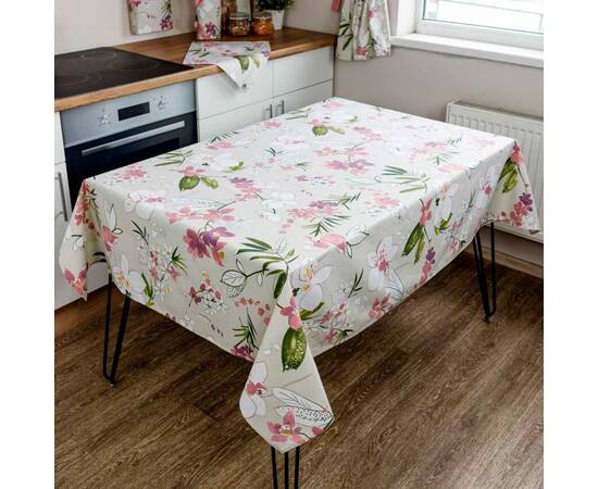 Скатерть 136х220 Орхідея Прованс (030904), Тип: скатерти, Цвет: зеленый, Форма скатерти: прямоугольная, Размер: 136x220, изображение 2