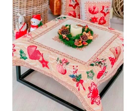 Скатерть 135х300 Прянощі Прованс (024231), Тип: скатерти, Цвет: красный, Форма скатерти: прямоугольная, Размер: 135x300, изображение 2