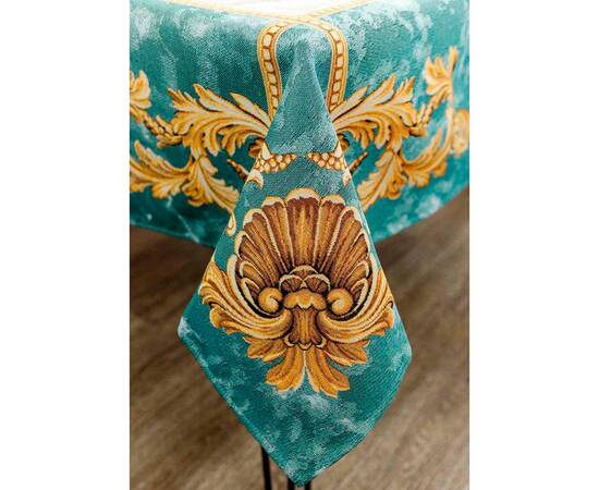 Скатертина 135х240 гобеленова Verna Прованс (030017), Тип: скатертини, Основний колір: жовтий, Форма скатертини: прямокутна, Розмір: 135x240, зображення 3