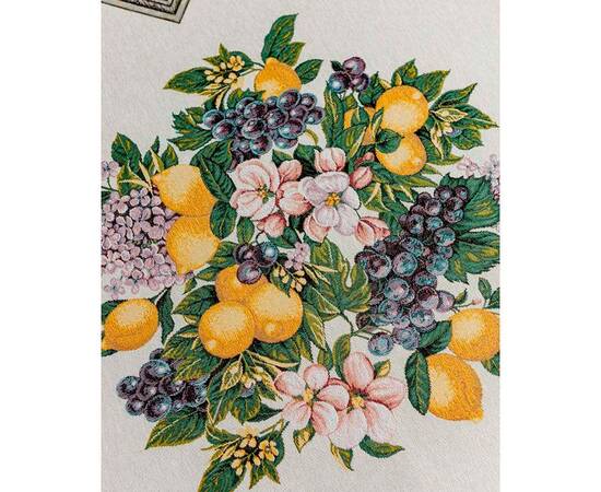 Скатертина 135х180 гобеленова Verna Прованс (030019), Тип: скатертини, Основний колір: жовтий, Форма скатертини: прямокутна, Розмір: 135x180, зображення 4