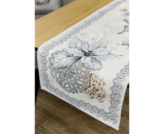 Дорожка гобеленовая 40х140 SILVER STAR Прованс (031335), Тип: дорожки (раннеры), Цвет: серый, Форма скатерти: прямоугольная, Размер: 40x140, изображение 2