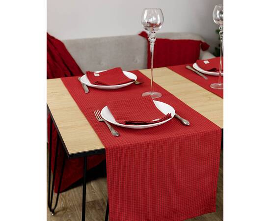 Доріжка 40x140 Ранер Merry Christmas червона Прованс (031478), Тип: доріжки (раннери), Основний колір: червоний, Форма скатертини: прямокутна, Розмір: 40x140, зображення 2