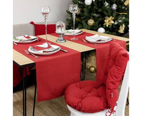 Доріжка 40x140 Ранер Merry Christmas червона Прованс (031478), Тип: доріжки (раннери), Основний колір: червоний, Форма скатертини: прямокутна, Розмір: 40x140, зображення 3