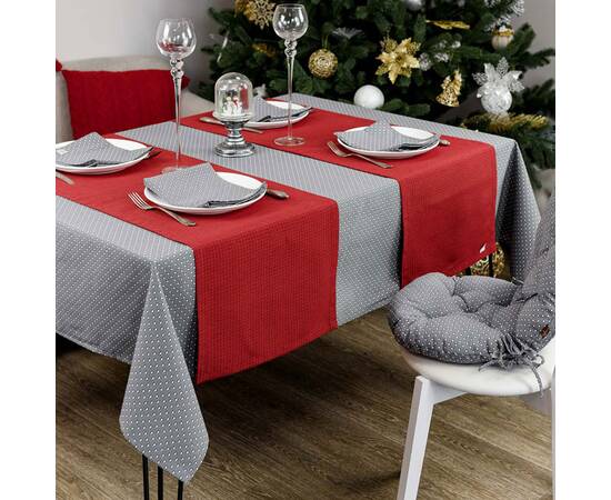 Доріжка 40x140 Ранер Merry Christmas червона Прованс (031478), Тип: доріжки (раннери), Основний колір: червоний, Форма скатертини: прямокутна, Розмір: 40x140, зображення 4
