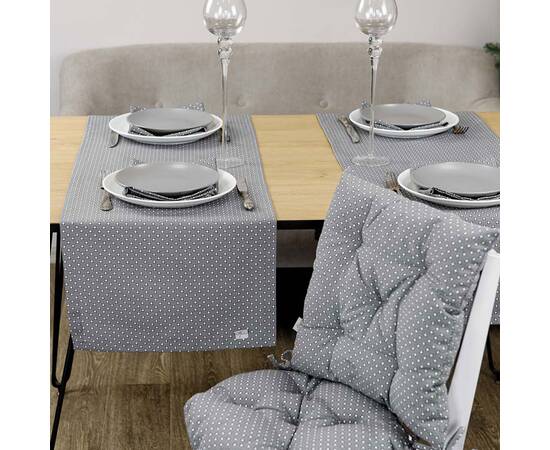 Дорожка 40x140 Ранер Merry Christmas серая Прованс (031480), Тип: дорожки (раннеры), Цвет: серый, Форма скатерти: прямоугольная, Размер: 40x140, изображение 3