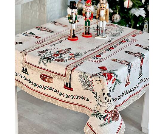 Доріжка на стіл 40х160 LiMaSo (CASCANUECES-40), Тип: доріжки (раннери), Основний колір: червоний, Форма скатертини: прямокутна, Розмір: 40x160, зображення 4