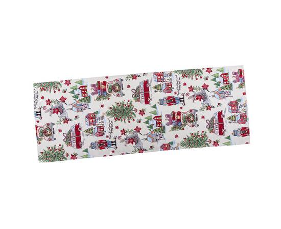 Дорожка на стол 45х140 LiMaSo (MERRY-45), Тип: дорожки (раннеры), Цвет: красный, Форма скатерти: прямоугольная, Размер: 45x140, изображение 2