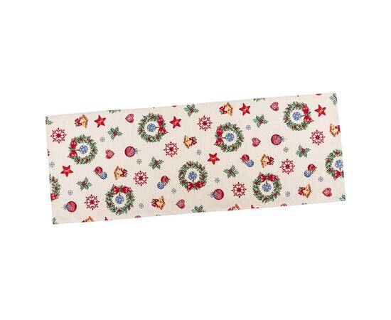 Дорожка на стол 37х100 LiMaSo (MERRY-37), Тип: дорожки (раннеры), Цвет: красный, Форма скатерти: прямоугольная, Размер: 37x100, изображение 2