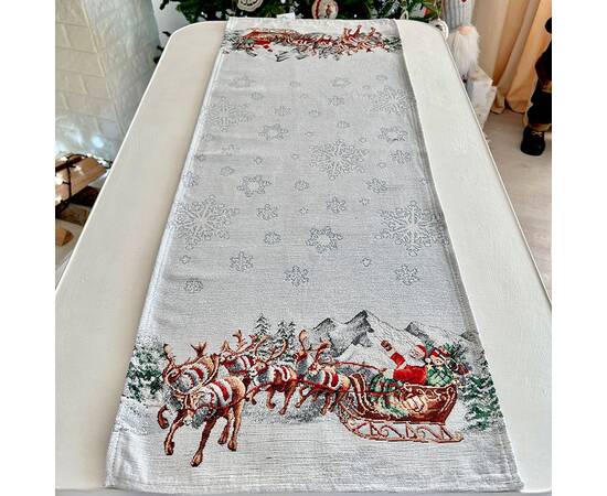 Дорожка на стол 45х140 LiMaSo (SLED-45), Тип: дорожки (раннеры), Цвет: красный, Форма скатерти: прямоугольная, Размер: 45x140, изображение 3