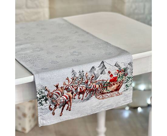 Дорожка на стол 45х140 LiMaSo (SLED-45), Тип: дорожки (раннеры), Цвет: красный, Форма скатерти: прямоугольная, Размер: 45x140, изображение 4