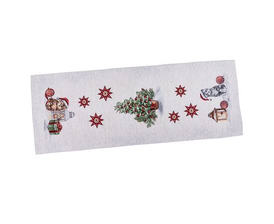 Дорожка на стол 37х100 LiMaSo (SURI-37), Тип: дорожки (раннеры), Цвет: красный, Форма скатерти: прямоугольная, Размер: 37x100, изображение 2