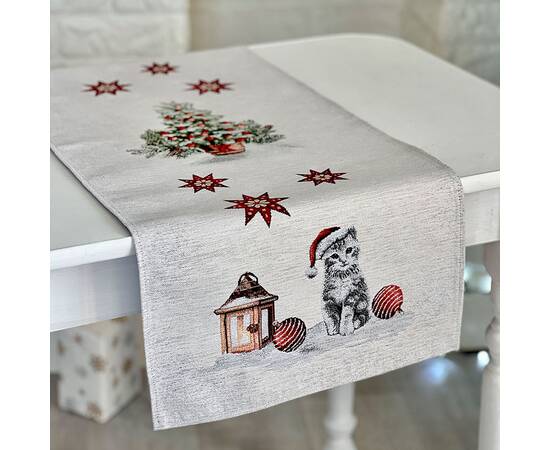 Дорожка на стол 45х140 LiMaSo (SURI-45), Тип: дорожки (раннеры), Цвет: красный, Форма скатерти: прямоугольная, Размер: 45x140, изображение 4