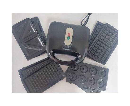 Электрический гриль 23x14.5 см (5в1) Kamille (6723), изображение 2