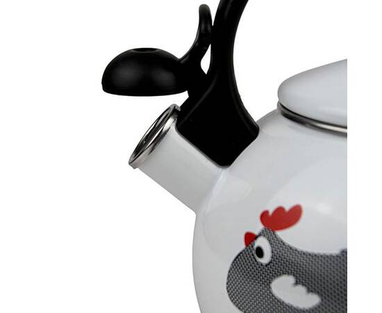 Эмалированный чайник со свистком 2.2 л Kamille (1032), изображение 3