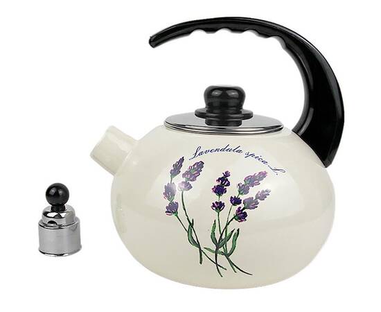 Эмалированный чайник со свистком 2.2 л Kamille (1034), изображение 2