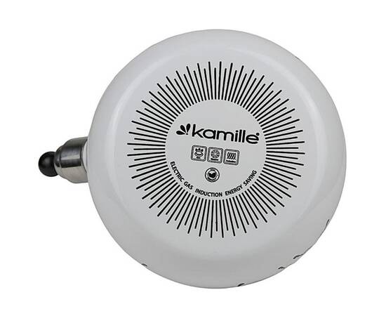 Эмалированный чайник со свистком 2.5 л Kamille (1035), изображение 4