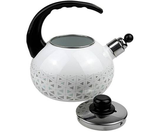 Эмалированный чайник со свистком 2.5 л Kamille (1037), изображение 3