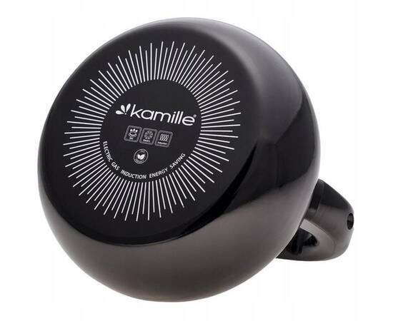 Емальований чайник із свистком 2.5 л Kamille (1039A), зображення 3