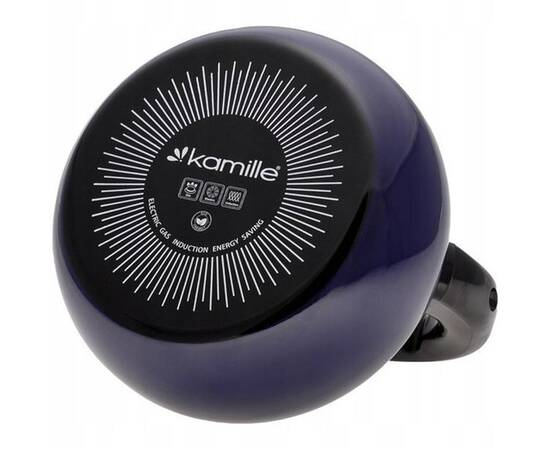 Емальований чайник зі свистком 2.5л Kamille (1039C), зображення 2