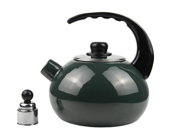 Эмалированный чайник со свистком 2.5л Kamille (1039D), изображение 2