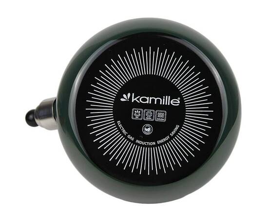 Эмалированный чайник со свистком 2.5л Kamille (1039D), изображение 4