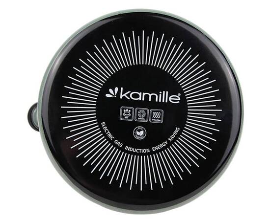 Эмалированный чайник со свистком 2.5 л Kamille (1040A), изображение 4