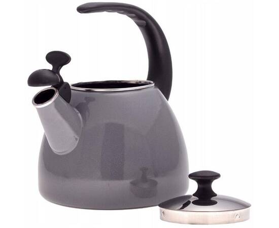 Эмалированный чайник со свистком 2.5 л Kamille (1040C), изображение 4