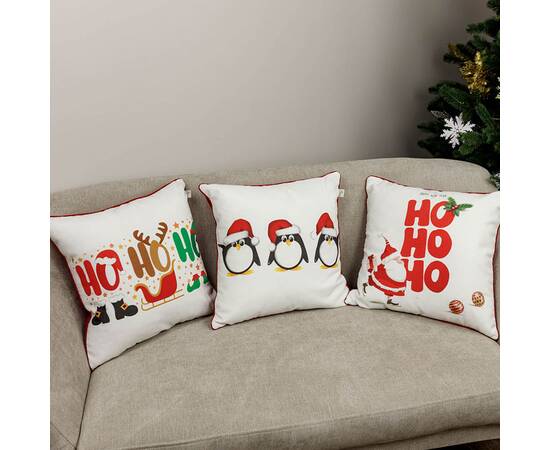 Наволочка декоративная 45х45 Санта Но-Но-Но Прованс (031698), изображение 3