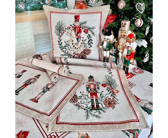 Подушка гобеленова 45x45 LiMaSo (CASCANUECES CO1-NV), зображення 2