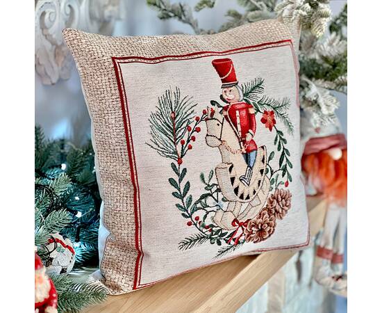 Подушка гобеленова 45x45 LiMaSo (CASCANUECES CO1-NV), зображення 4