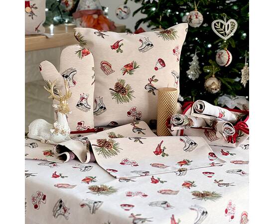 Подушка гобеленовая двусторонняя 45х45 LiMaSo (EDEN1158-NV2), изображение 2