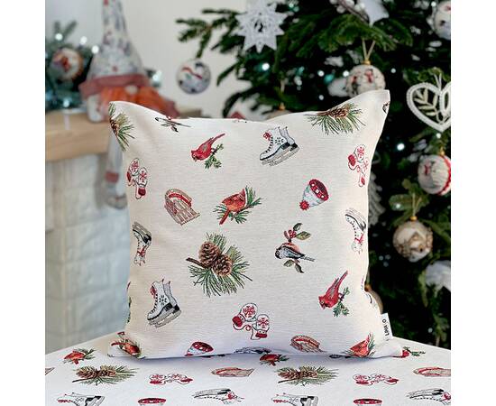 Подушка гобеленовая двусторонняя 45х45 LiMaSo (EDEN1158-NV2), изображение 3