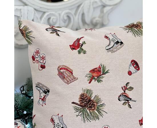 Подушка гобеленовая двусторонняя 45х45 LiMaSo (EDEN1158-NV2), изображение 4