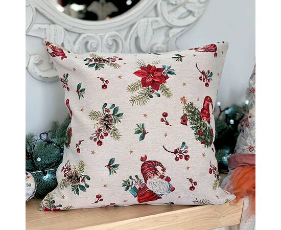 Подушка гобеленова 45х45 LiMaSo (EDEN1268B-NV1), Колір: червоний, Розмір: 45x45, зображення 2