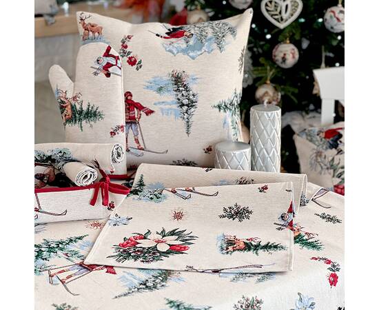 Подушка гобеленова 45х45 LiMaSo (EDEN CHAMONIX-NV1), Колір: зелений, Розмір: 45x45, зображення 2