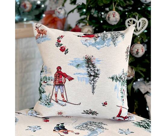 Подушка гобеленовая двусторонняя 45х45 LiMaSo (EDEN CHAMONIX-NV2), изображение 3