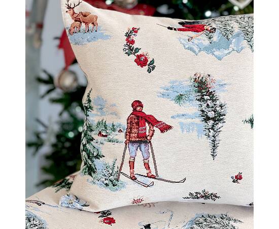 Подушка гобеленовая двусторонняя 45х45 LiMaSo (EDEN CHAMONIX-NV2), изображение 4